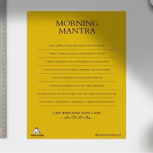 Morning Mantra<br>(Digital Product Only)