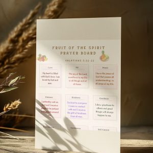 Fruit of the Spirit Prayer Board<br>(Digital Product Only)