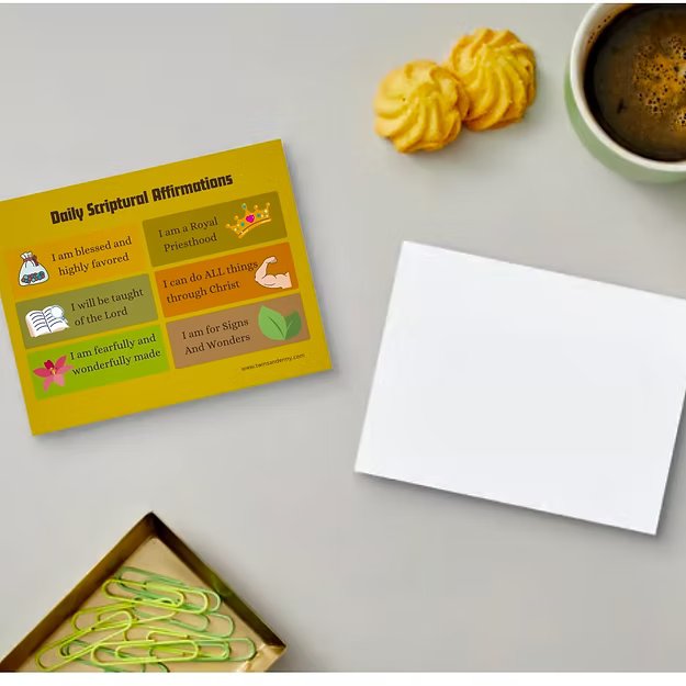 Daily Scriptural Affirmation Card<br>(Digital Product Only) - Image 4