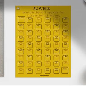 52 Week Weight Loss Tracker<br>(Digital Product Only)